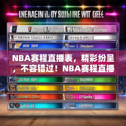 NBA赛程直播表，精彩纷呈，不容错过！NBA赛程直播，每日精彩赛事，不容错过！